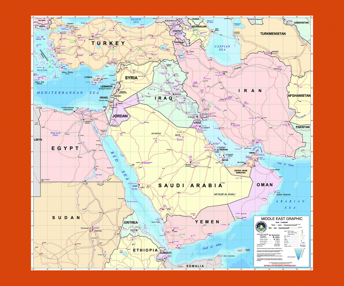 Maps of Iraq | Collection of maps of Iraq | Maps of Asia | GIF map ...