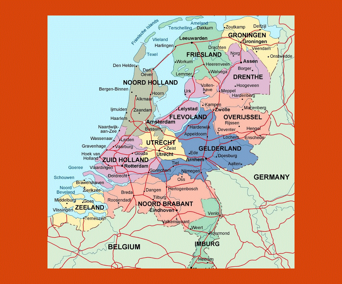Нидерланды на карте. Голландия и Нидерланды на карте. Королевство Нидерланды на карте. Нидерланды политическая карта. Провинция Голландия в Нидерландах на карте.